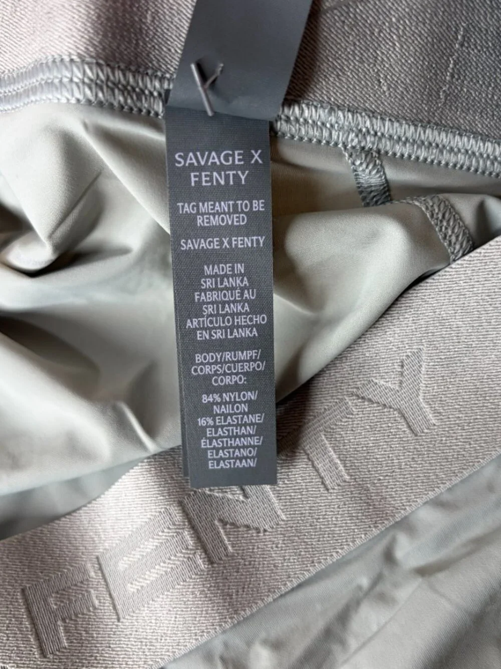 New Savage x Fenty Shadow Fit Boxer Briefs Gray Size M